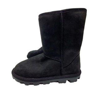 UGG Essential Short UGGpure Black Boot‎ Womens Size 8 1111513 Mid-Calf